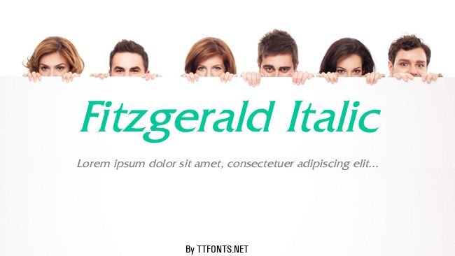 Fitzgerald Italic example